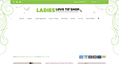 Desktop Screenshot of ladieslovetoshop.co.uk